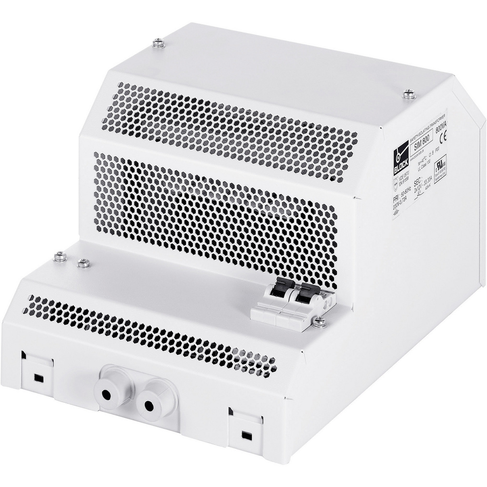 Block - Sim 100 Sicherheitstransformator 1 X 230 V/ac 2 X 12 V/ac 100 Va 4.16 A