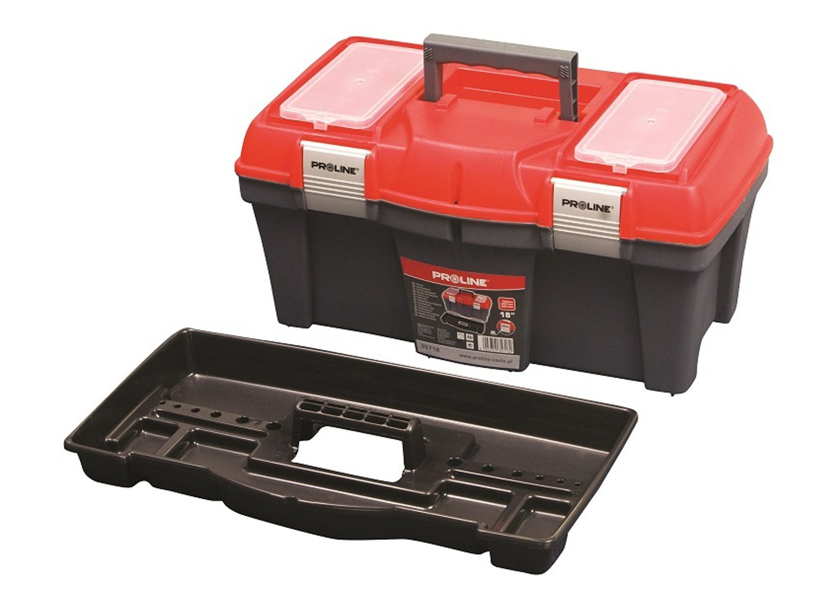 Werkzeugkasten No-name 35718 Abnehmbares Tablett Aluminium