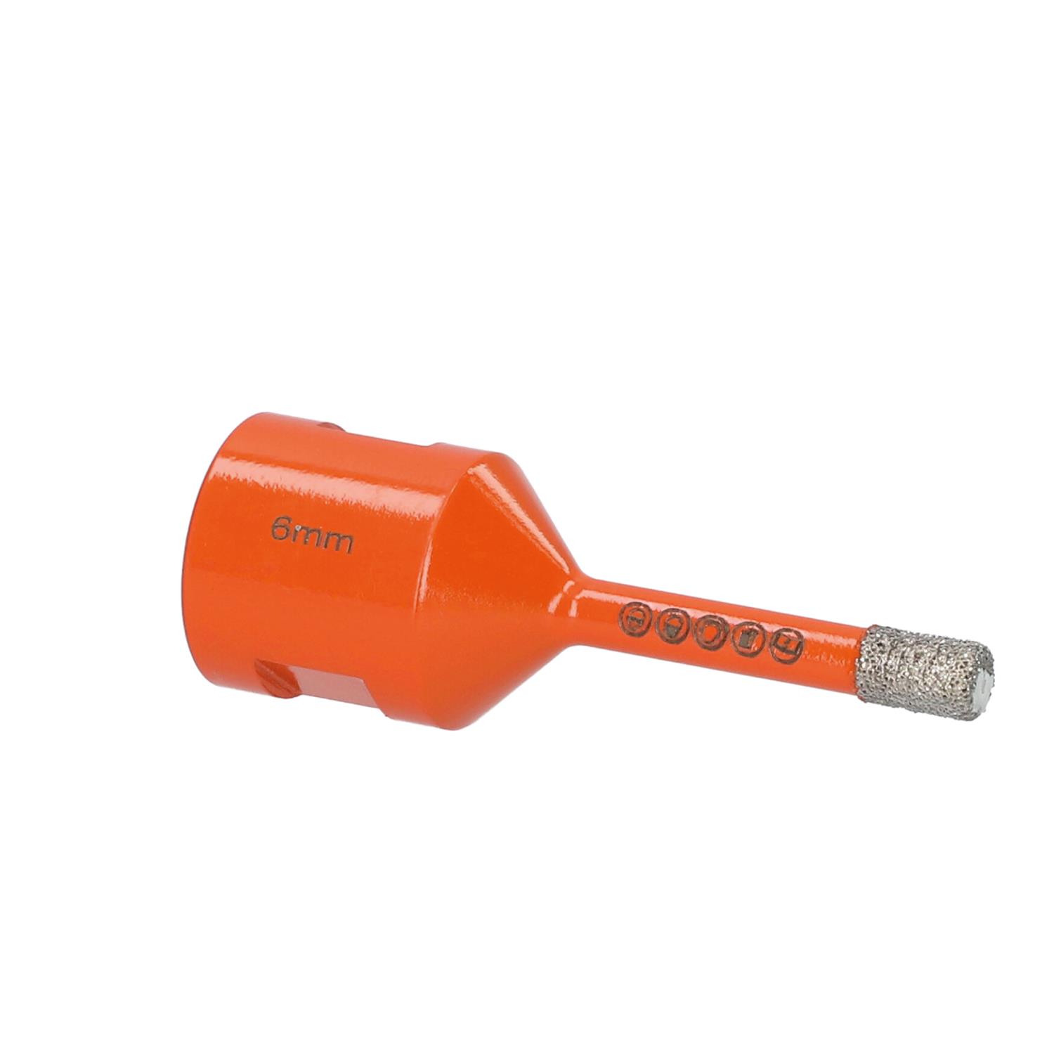 Btec - Diamantbohrkrone Special Orange M14 Fliesen, Keramik, Feinsteinzeug 6 Mm - Orange