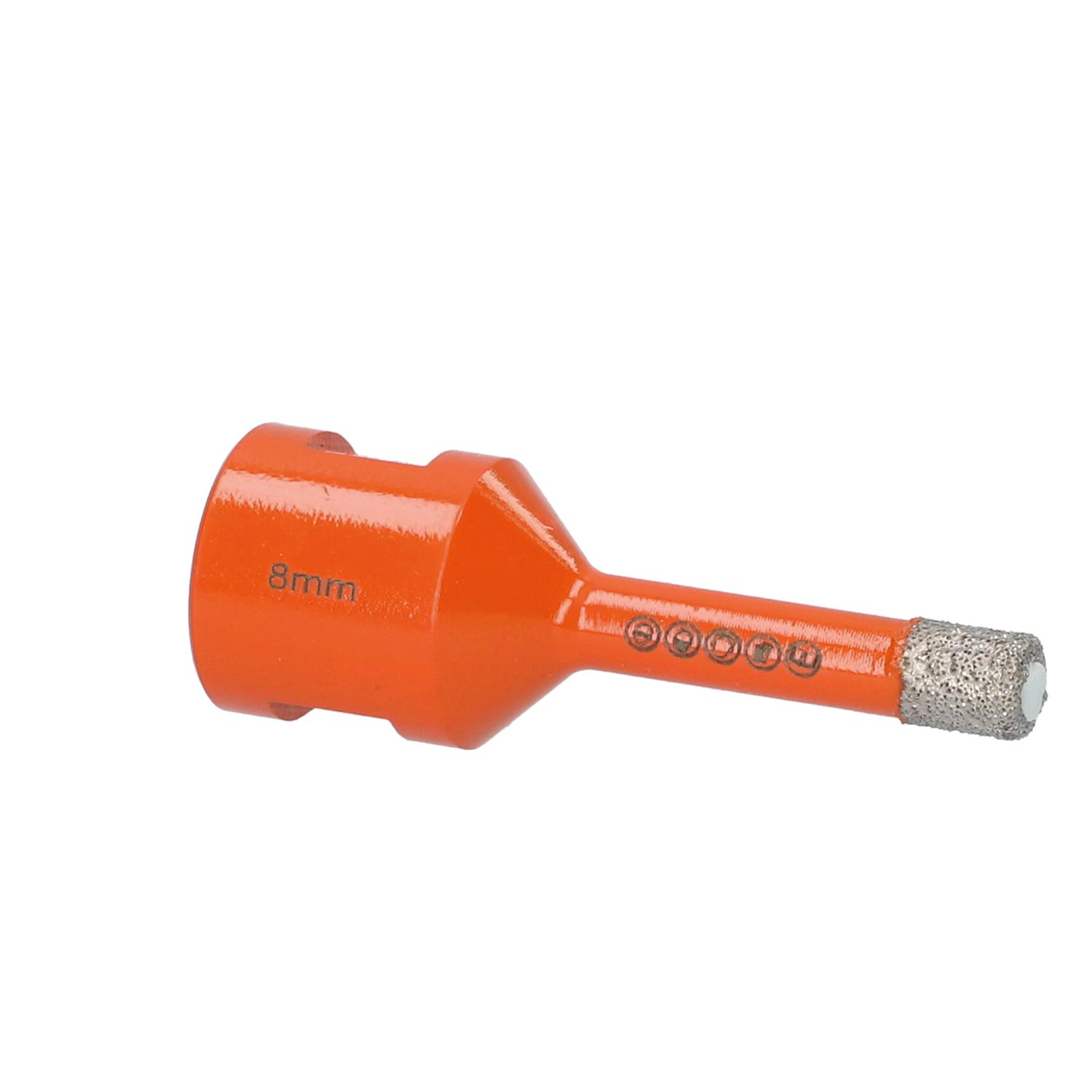 Btec - Diamantbohrkrone Special Orange M14 Fliesen, Keramik, Feinsteinzeug 8 Mm - Orange