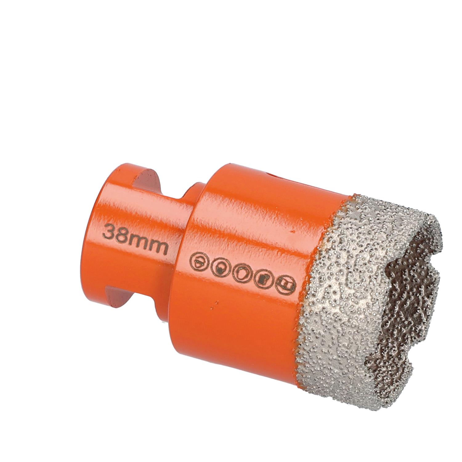 Btec - Diamantbohrkrone Special Orange M14 Fliesen, Keramik, Feinsteinzeug 38 Mm - Orange