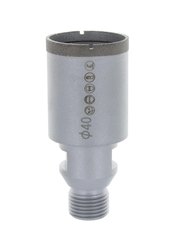Diamant Fliesen Nassbohrkrone Premium G1/2 Außen Aufnahme 40 Mm