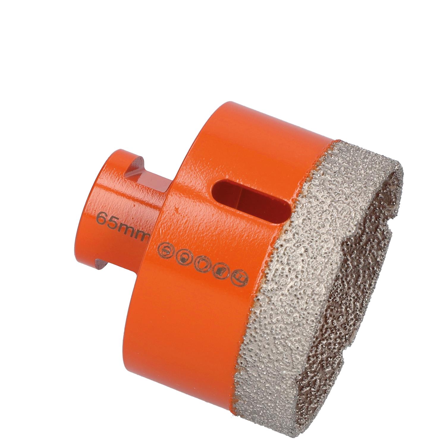 Diamantbohrkrone Special Orange M14 Fliesen, Keramik, Feinsteinzeug 65 Mm