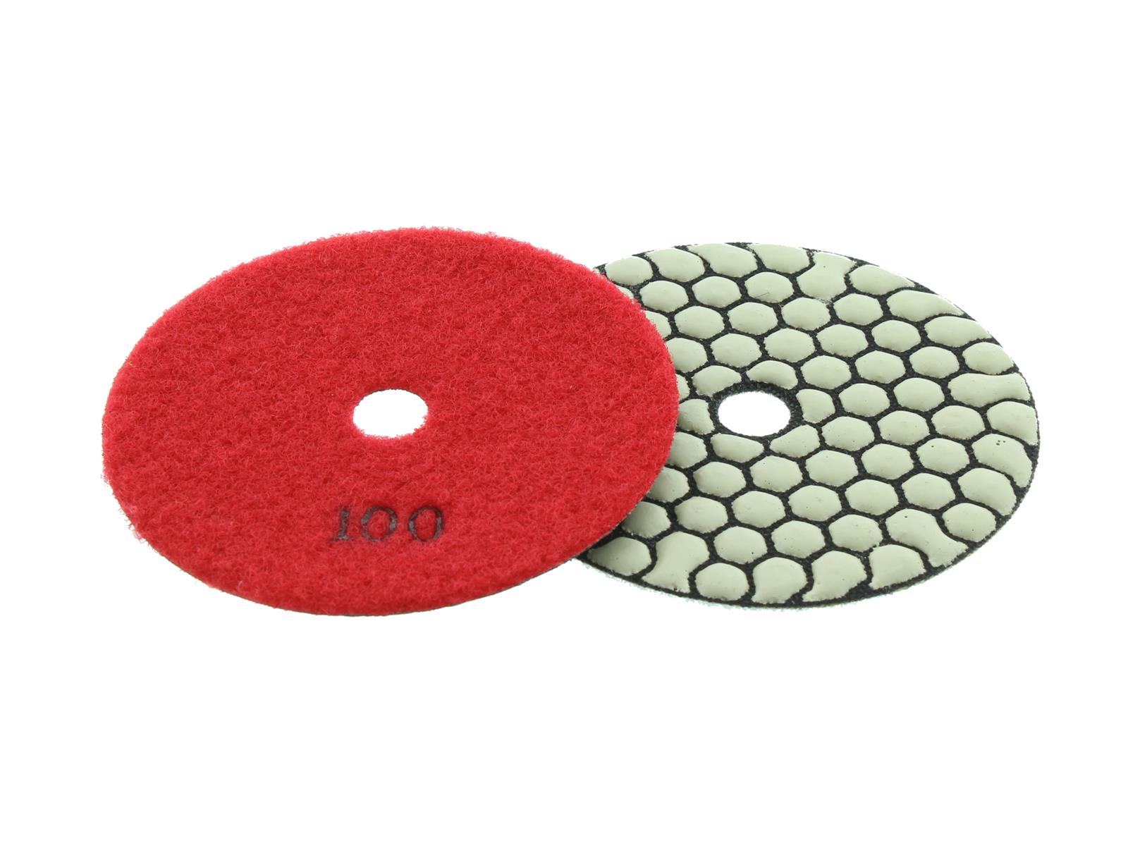 Trocken-schleifpad Mit Klettverschluss K 100