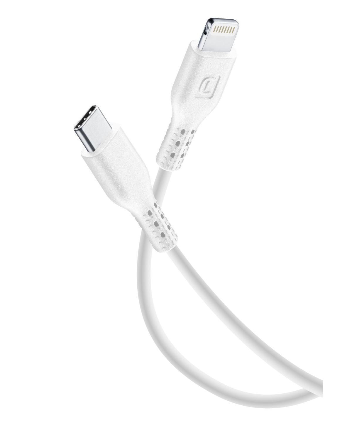 Cellularline Power Cable For Tablet 120cm - Usb-c To Lightning