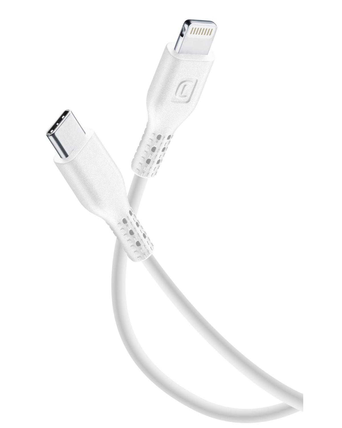 Cellularline Power Cable For Tablet 200cm - Usb-c To Lightning