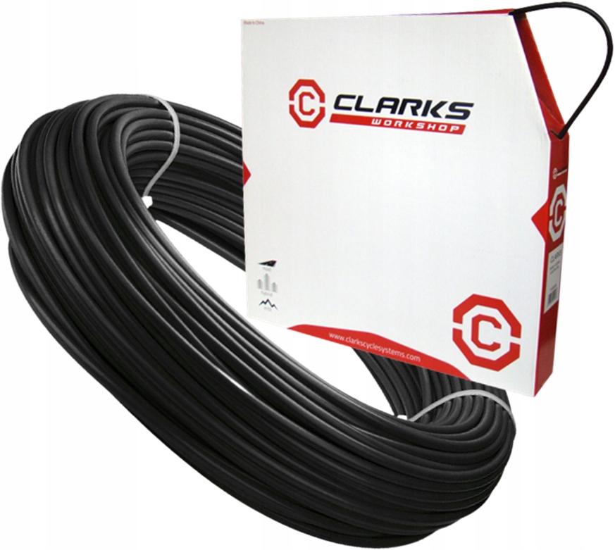Schwarze Clarks Schaltzughülle Mit Teflon