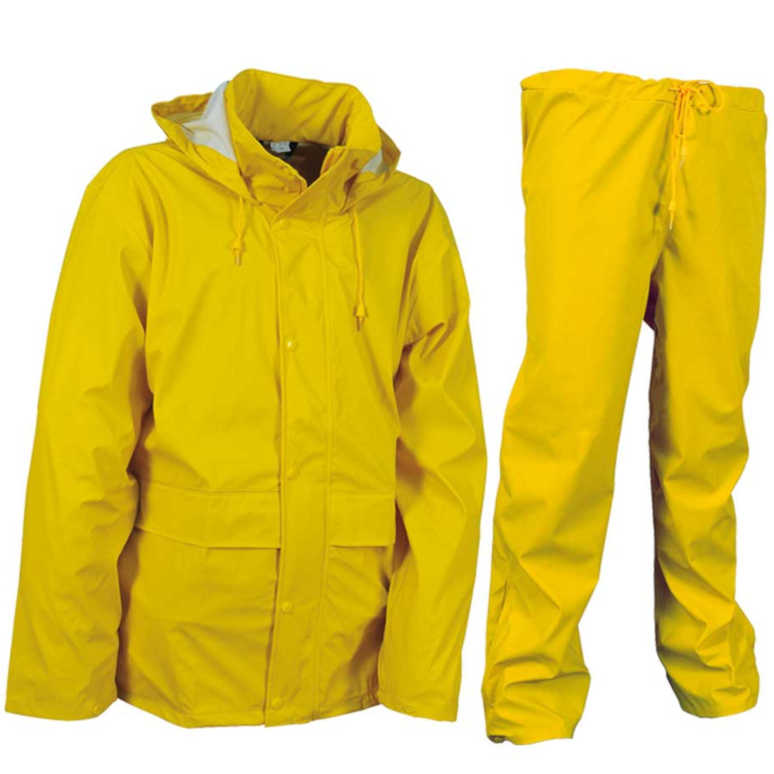 Cofra Regenanzug 2 Tlg. 100% Polyester Mit Pu Blau L