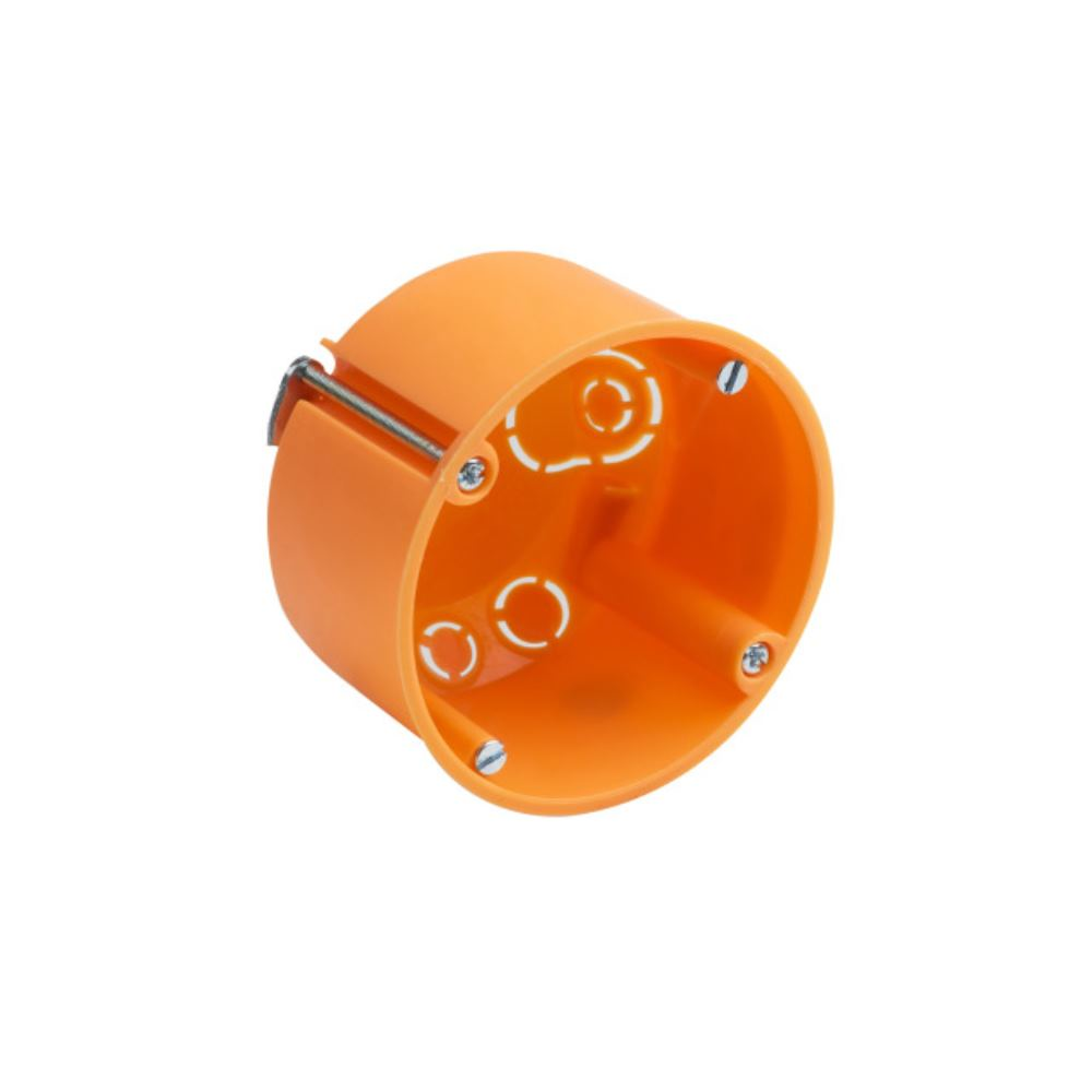 Hohlwanddose Unterputz, 60 Mm, Orange 25er Pack