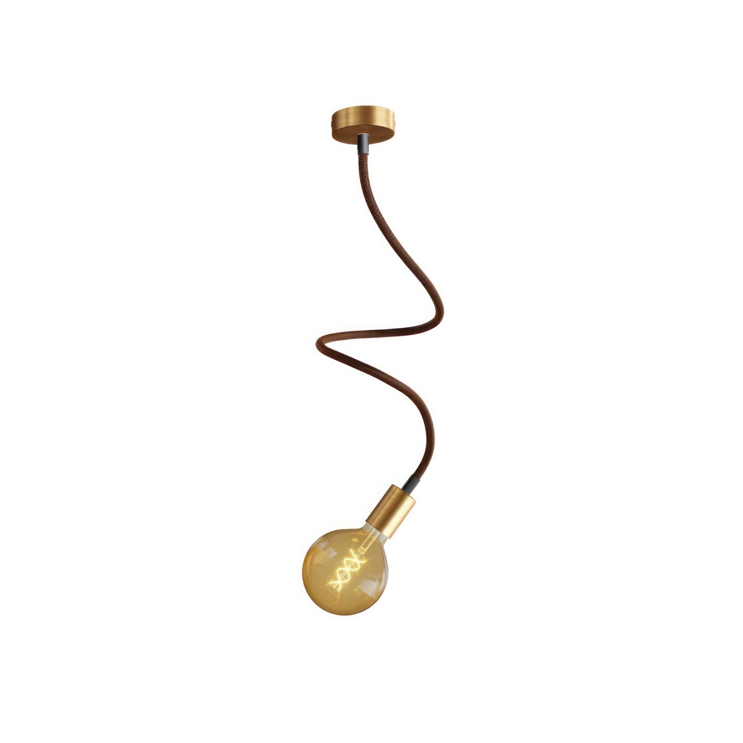 Lampe Creative-cables Flex Decken Wand 90 Cm Gold