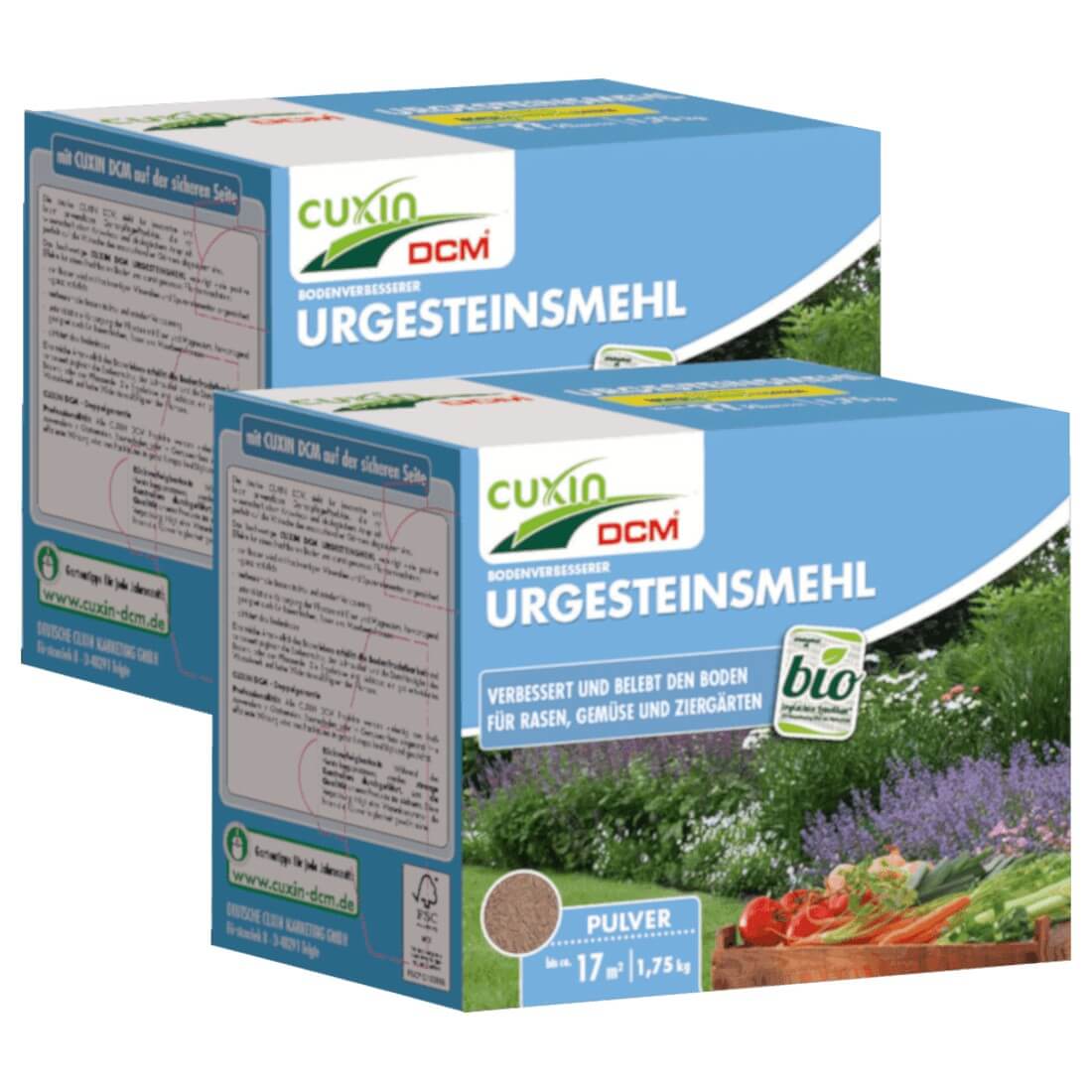Cuxin Urgesteinsmehl 3,5kg Bodenhilfsstoff Bodenverbesserer Bodenaktivator