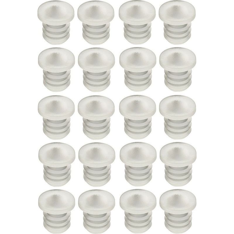 Cyclingcolors – 20er-packung 6 Mm Transparente Silikon-türstopper – Reduziert Zuknallgeräusche – Einfache, Werkzeuglose Montage