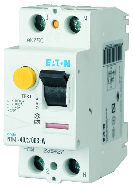 Fehlerstromschutzschalter Eaton Pfim-25 25a 30ma