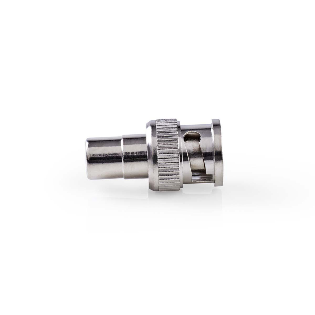 Bnc Adapter Bnc Hane Rca Hona Nickel Plates 50 Ohm Rak Metall Silber 10 St Umschlag