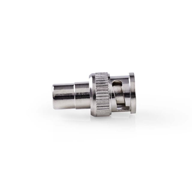 Bnc Adapter Bnc Hane Rca Hona Nickel Plates 50 Ohm Rak Metall Silber 10 St Umschlag