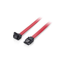 Equip Flachkabel Sata 6gbps 0.50m M. Metallclip Gewinkelt Polybeutel (111902)