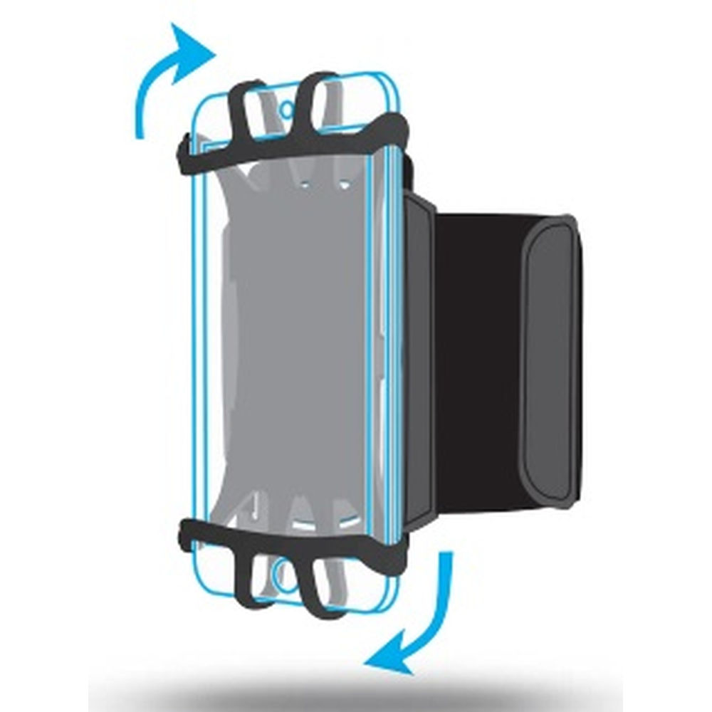 Mobilis Arm Band 4-6in . Handy-schutzhülle 15,2 Cm (6") Armbandbehälter Schwarz