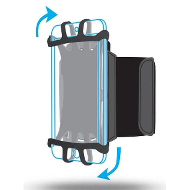 Mobilis Arm Band 4-6in . Handy-schutzhülle 15,2 Cm (6") Armbandbehälter Schwarz