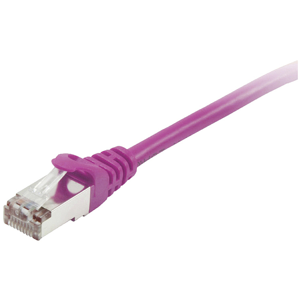 Unbekannt - Equip 605555 Rj45 Netzwerkkabel, Patchkabel Cat 6 S/ftp 1.00 M Violett Vergoldete Steckkontakte 1 St