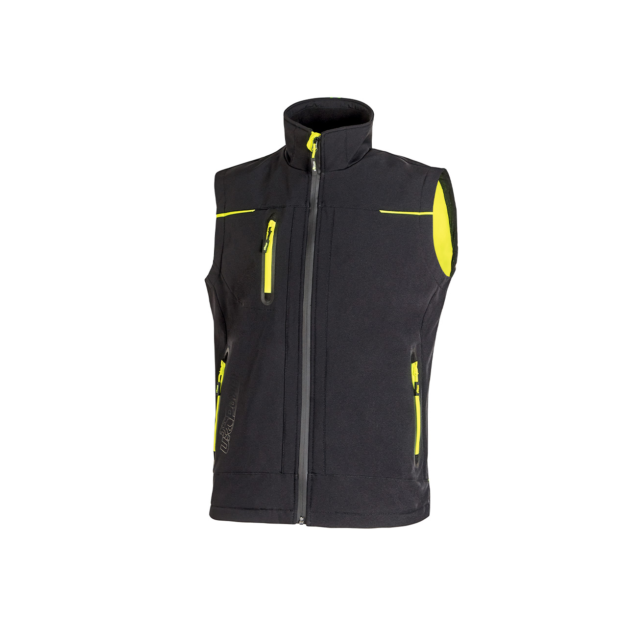Ärmelloser Softshell-arbeitsschutzweste Universe Schwarz 4xl