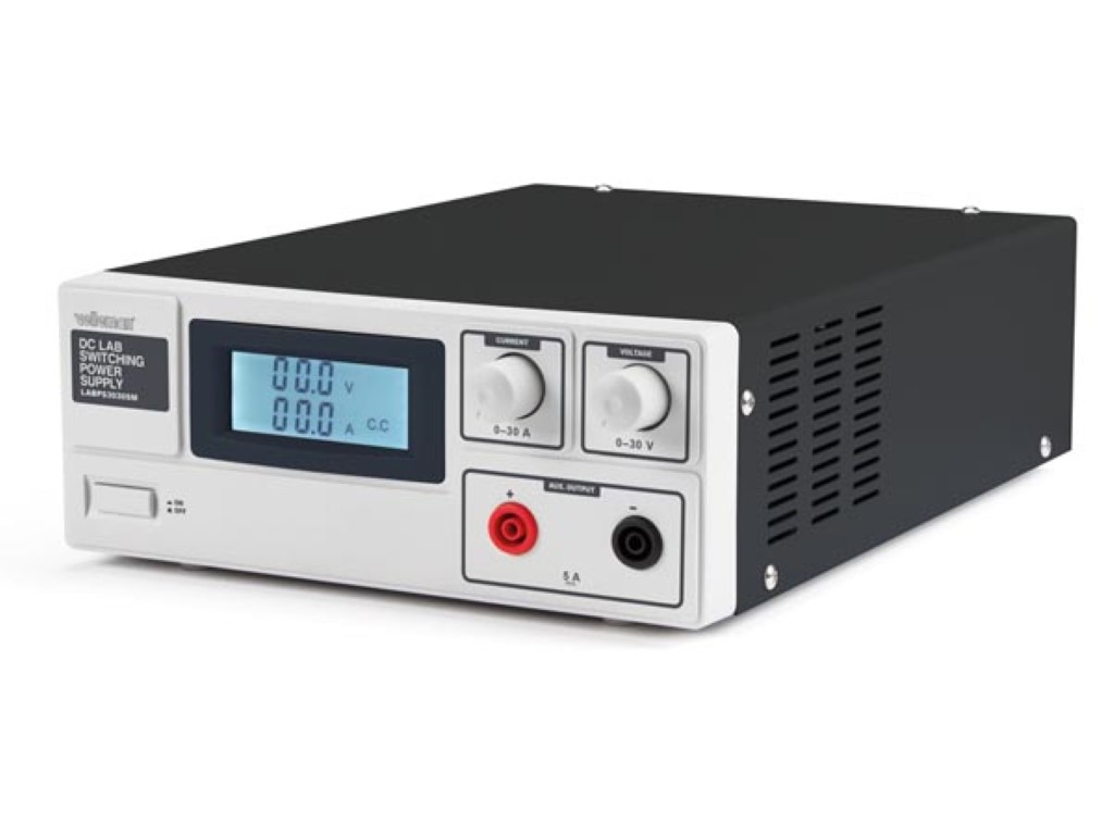 Velleman - Dc-labornetzgerät 0-30 Vdc / 0-30 A Max. Mit Lcd-display - Schaltnetzteil