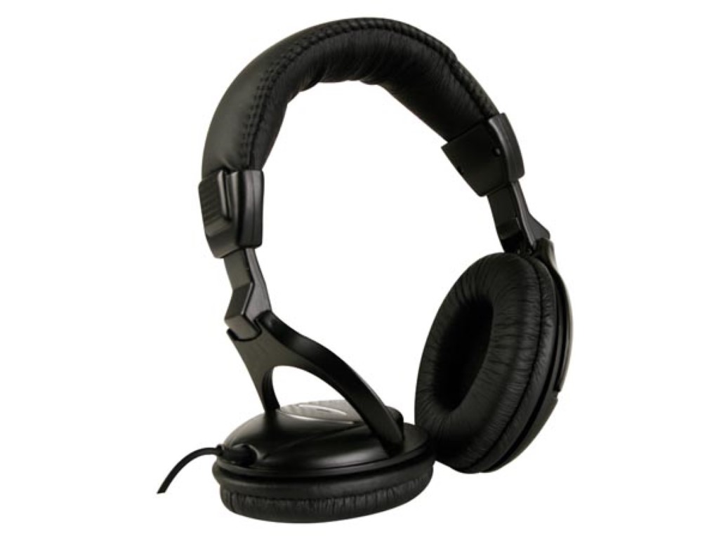 Velleman Digitaler Stereo-kopfhörer, Anpassbares Robustes Kopfband, Dynamischer Lautsprecher Ø 40 Mm, Frequenzbereich 20-20000 Hz, Perfekt Für Djs, Kabel 2 M, 185 G, Schwarz
