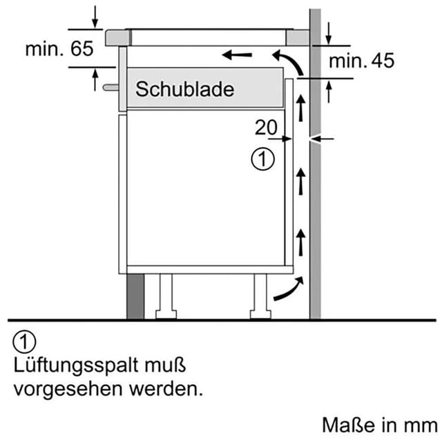 PXX645HC1E Serie 6, Autarkes Kochfeld