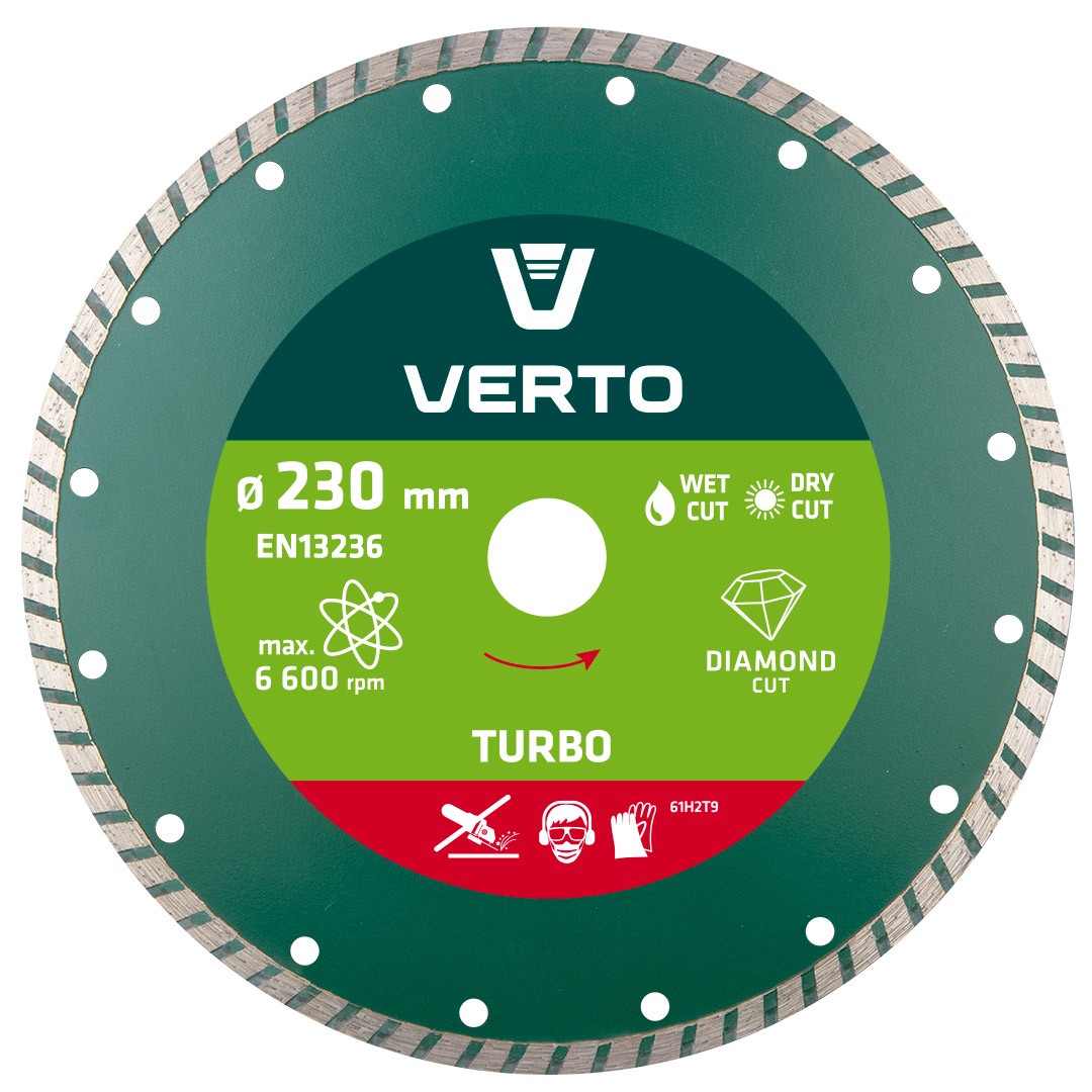 Diamantscheibe Verto 61h2t9 230 Mm Turbo