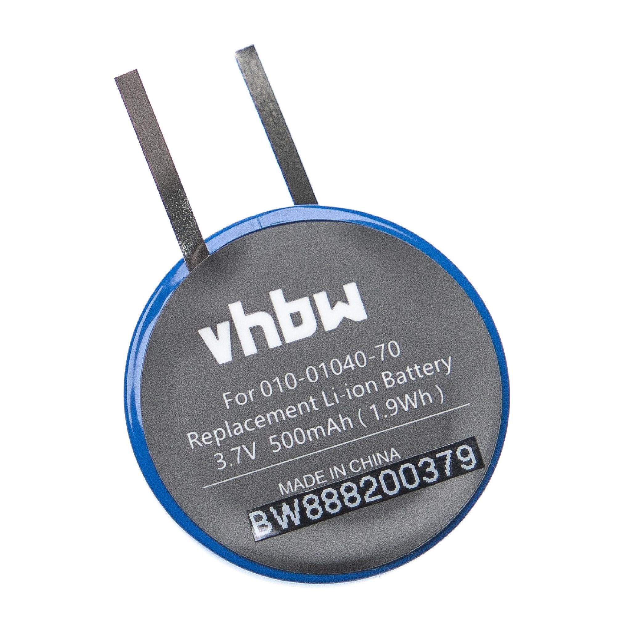 Vhbw - Akku Ersatz Für Garmin 010-01040-70, Pd3555, Rjd990101 Für Smartwatch Uhr Fitnessarmband (500mah, 3,7v, Li-ion)