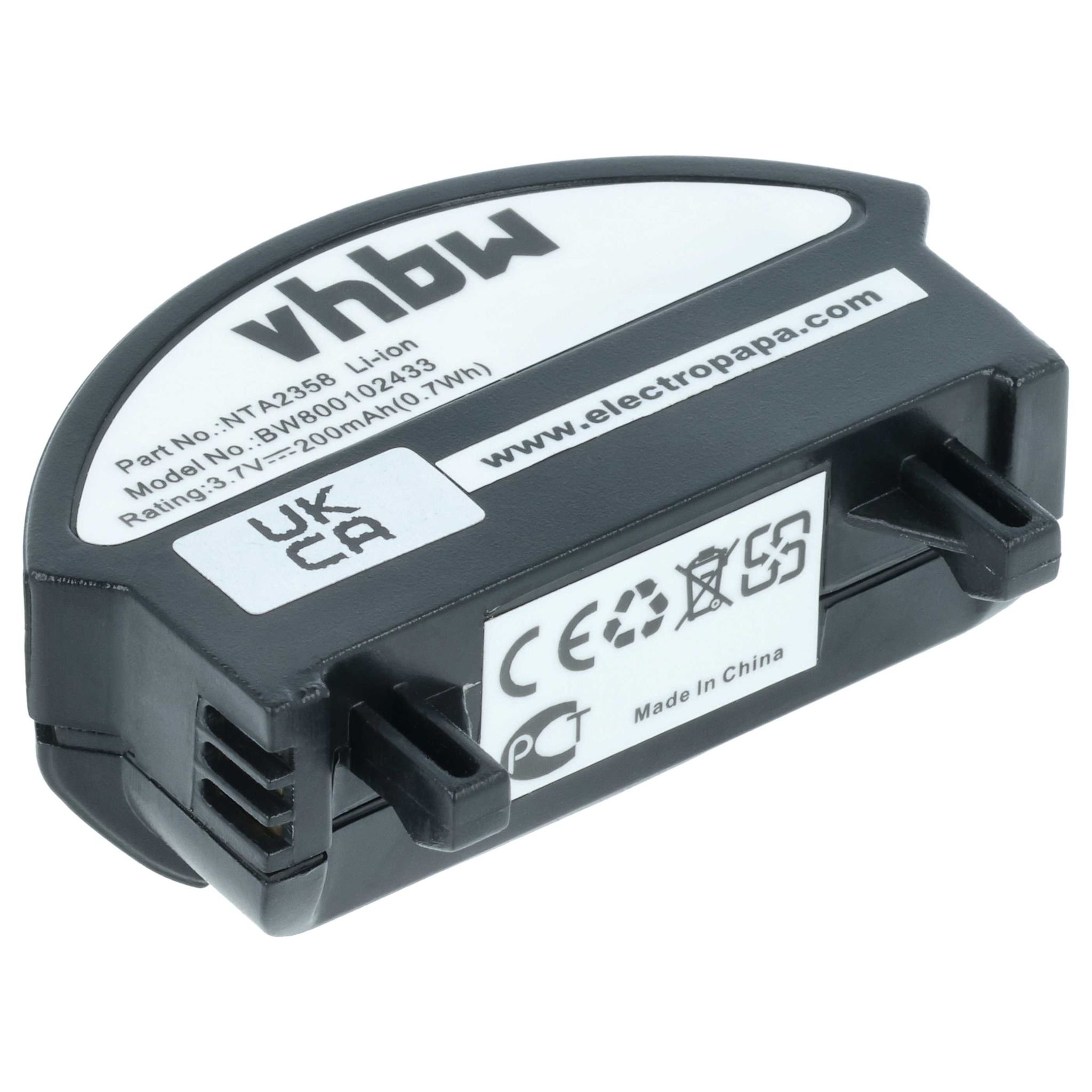 Vhbw - Akku Ersatz Für Bose Nta2358, 40229 Für Wireless Headset Kopfhörer (200 Mah, 3,7 V, Li-ion)