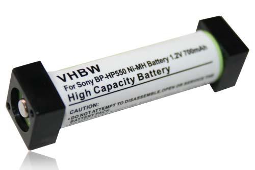 Vhbw Akku Kompatibel Mit Sony Mdr-rf800rk Mdr-if140k, Mdr-rf820r, Mdr-if140, Mdr-rf800r Wireless Headset Kopfhörer (700 Mah, 1,2 V, Nimh)