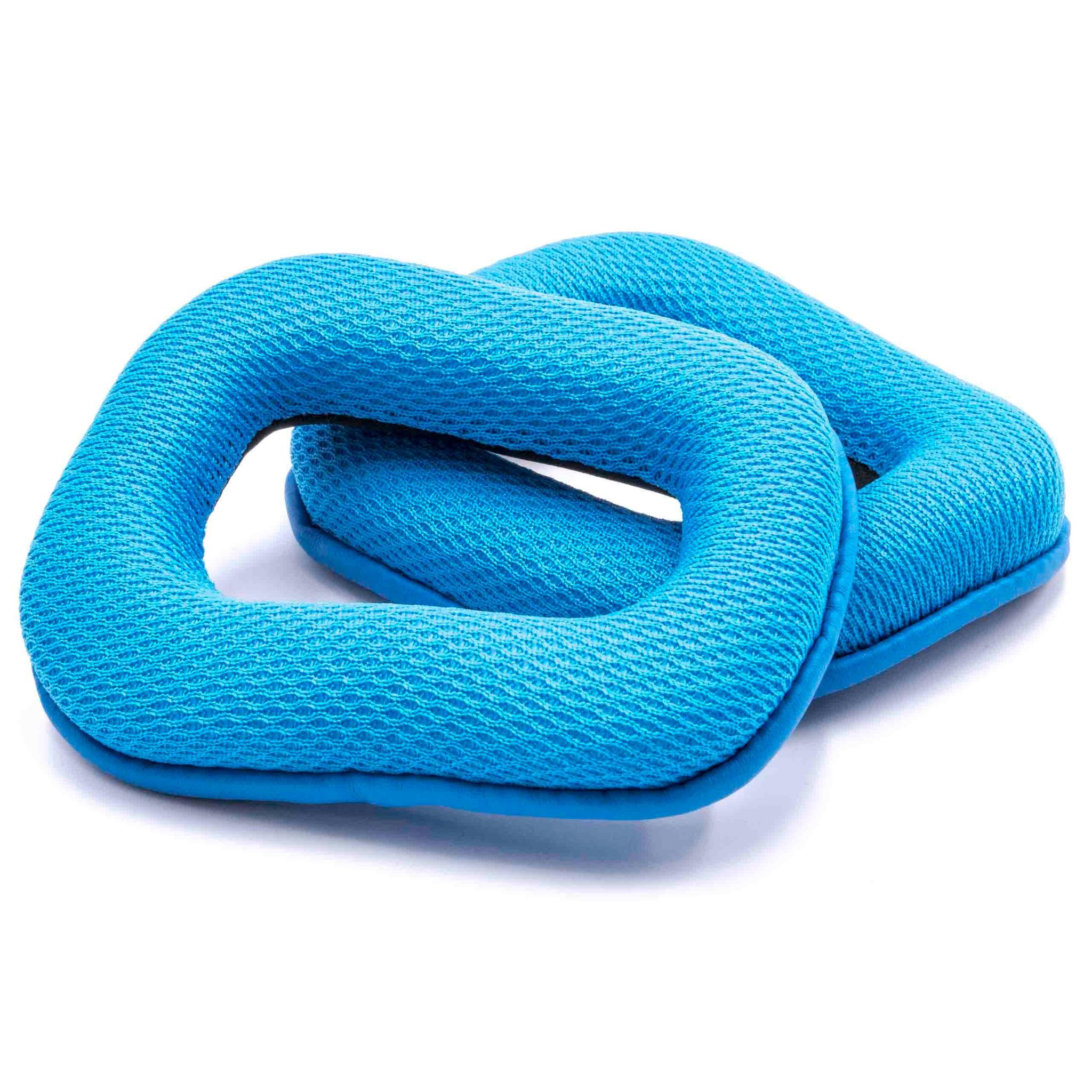 Vhbw 2x Ohrpolster Kompatibel Mit Logitech G430 G930, F450, F430, G450, G35 Kopfhörer Headset, Polyurethan Blau