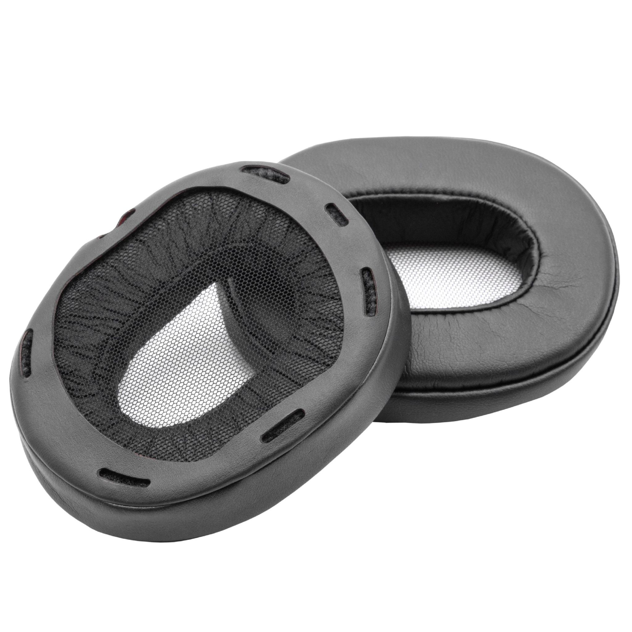 Vhbw Ohrpolster Kompatibel Mit Sony Mdr-1r Mdr-1a-dac, Mdr-1a, Mdr-1abt Kopfhörer Headset, Polyurethan / Schaumstoff Schwarz