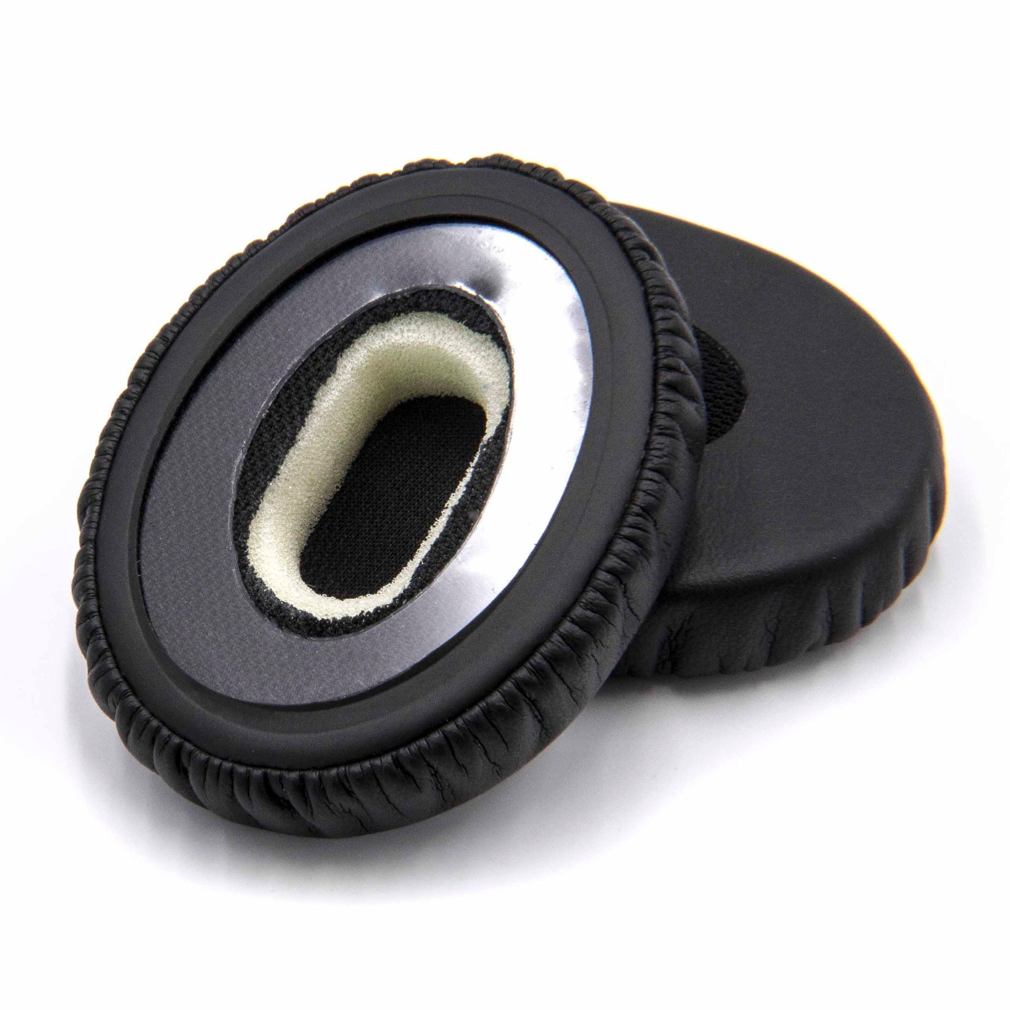 Vhbw 2x Ohrpolster Kompatibel Mit Bose Onear Oe2i Oe2, 2i, 2 Kopfhörer Headset, Synthesefaser Schwarz