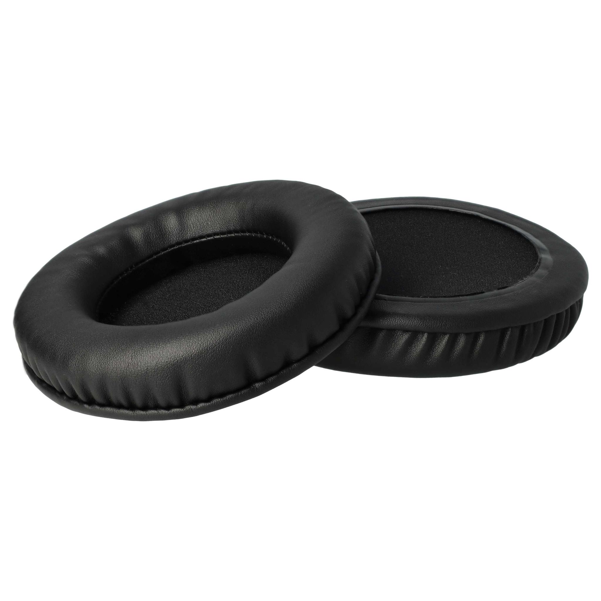 Vhbw 2x Ohrpolster Kompatibel Mit Behringer Hpx2000 Hpx-2000 Kopfhörer Headset, Polyurethan Schwarz