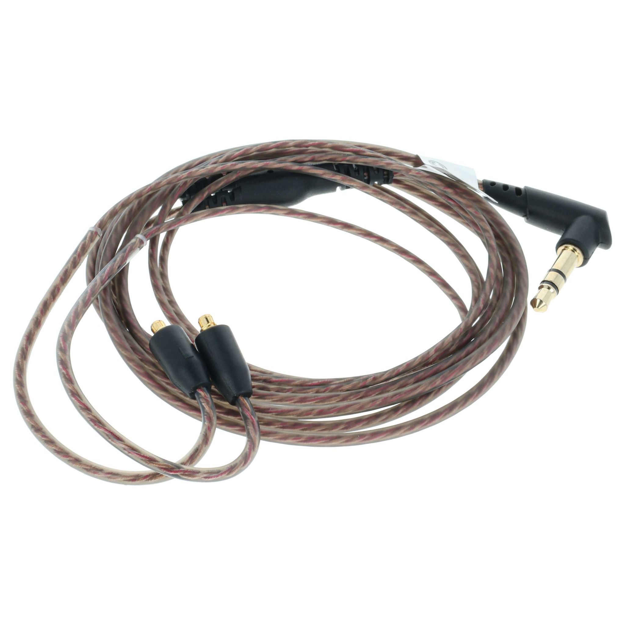Vhbw Audio Aux Kabel Kompatibel Mit Shure Se846 Se535, Se425, Se315, Se215 Kopfhörer - Audiokabel 3,5 Mm Klinkenstecker, 7 Cm Schwarz