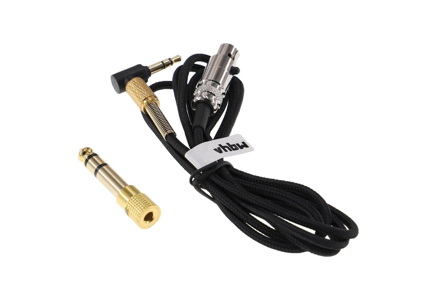 Vhbw Audio Aux Kabel Kompatibel Mit Akg K702 Q701, K712, K701 Kopfhörer - Audiokabel 3,5mm Klinkenstecker Auf 6,3 Mm, 120 Cm Schwarz Bild 2