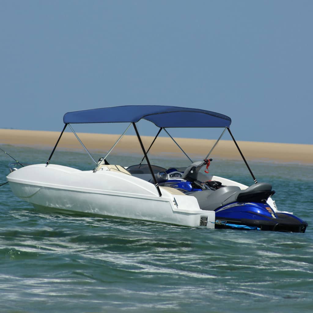 Perle Rare 2-bow Bimini Top Marineblau 150x120x110 Cm