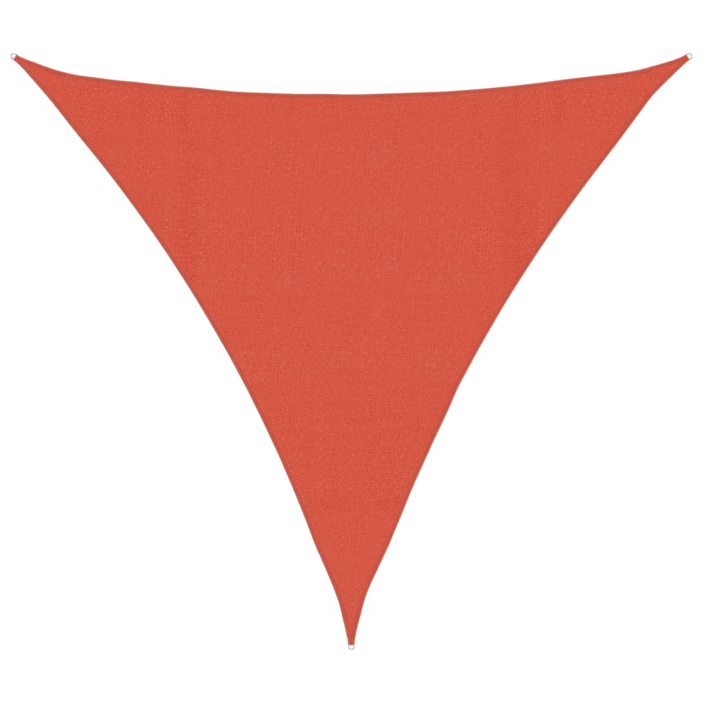 Sonnensegel 160 G/m² Terrakottarot 4,5x4,5x4,5 M Hdpe Vidaxl