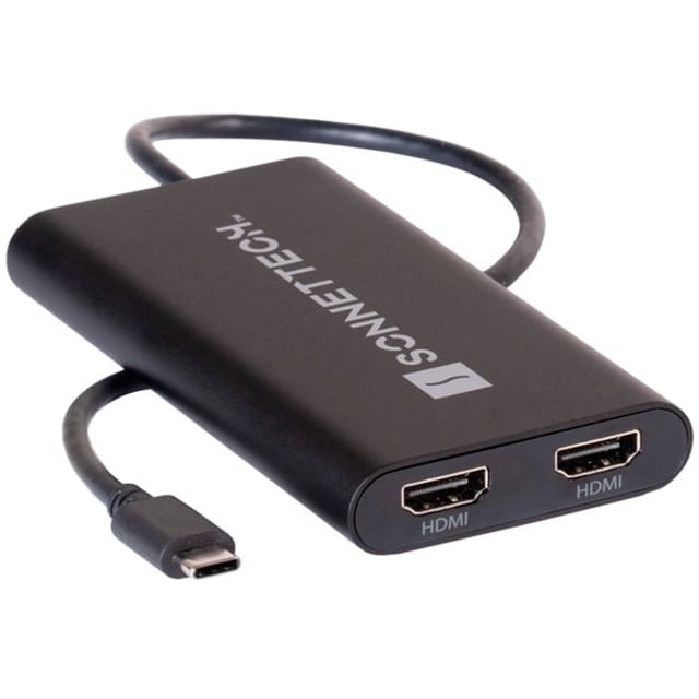 USB-C to Dual 4K 60Hz HDMI Adapter, Dockingstation