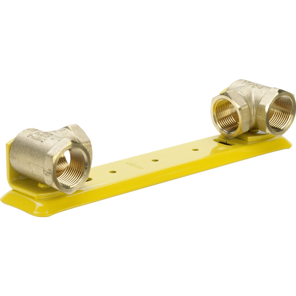 Gaszähler-anschlussplatte G2325.2 In Rp1 Stahl