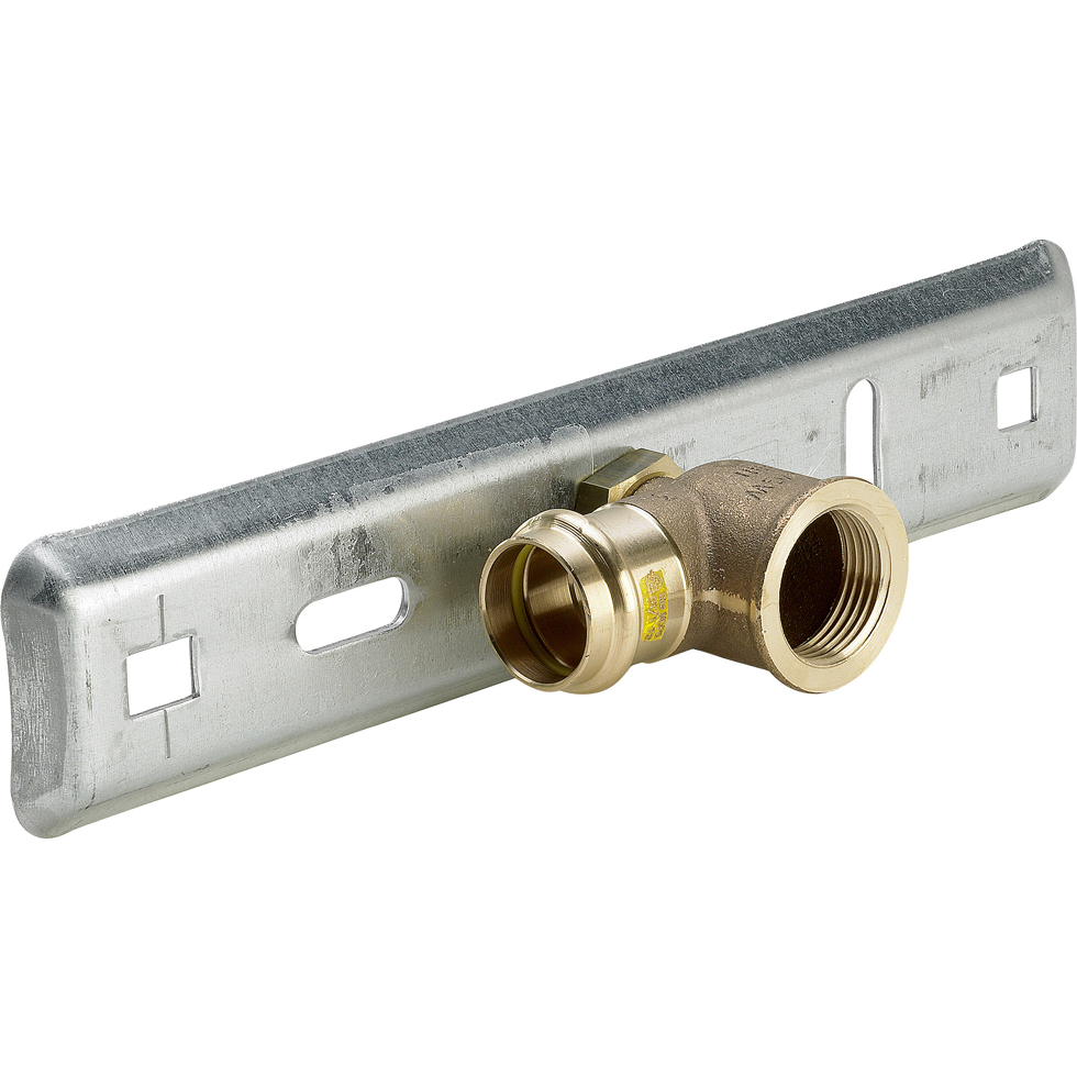 Gaszähler-anschlussplatte G2324 In 28mm Stahl Verzinkt