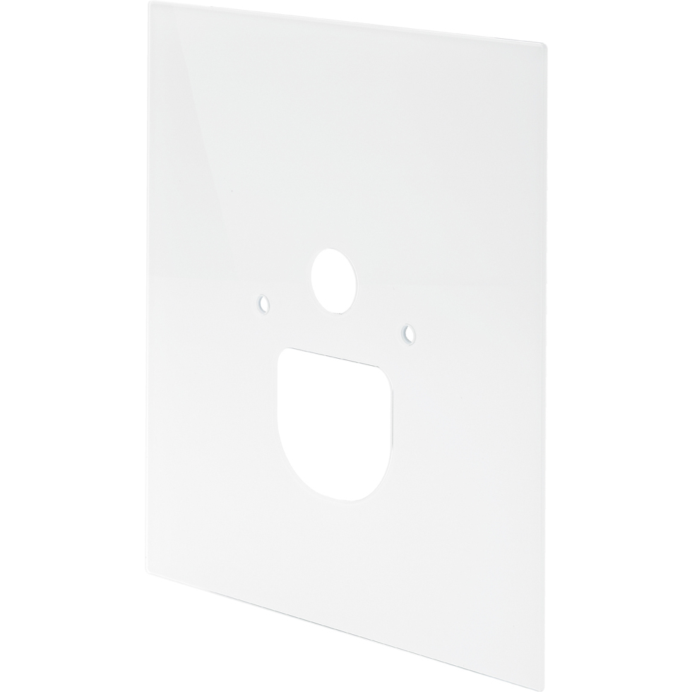 Abdeckplatte 8040.17 In 560x490mm Glas Klar/hellgrau