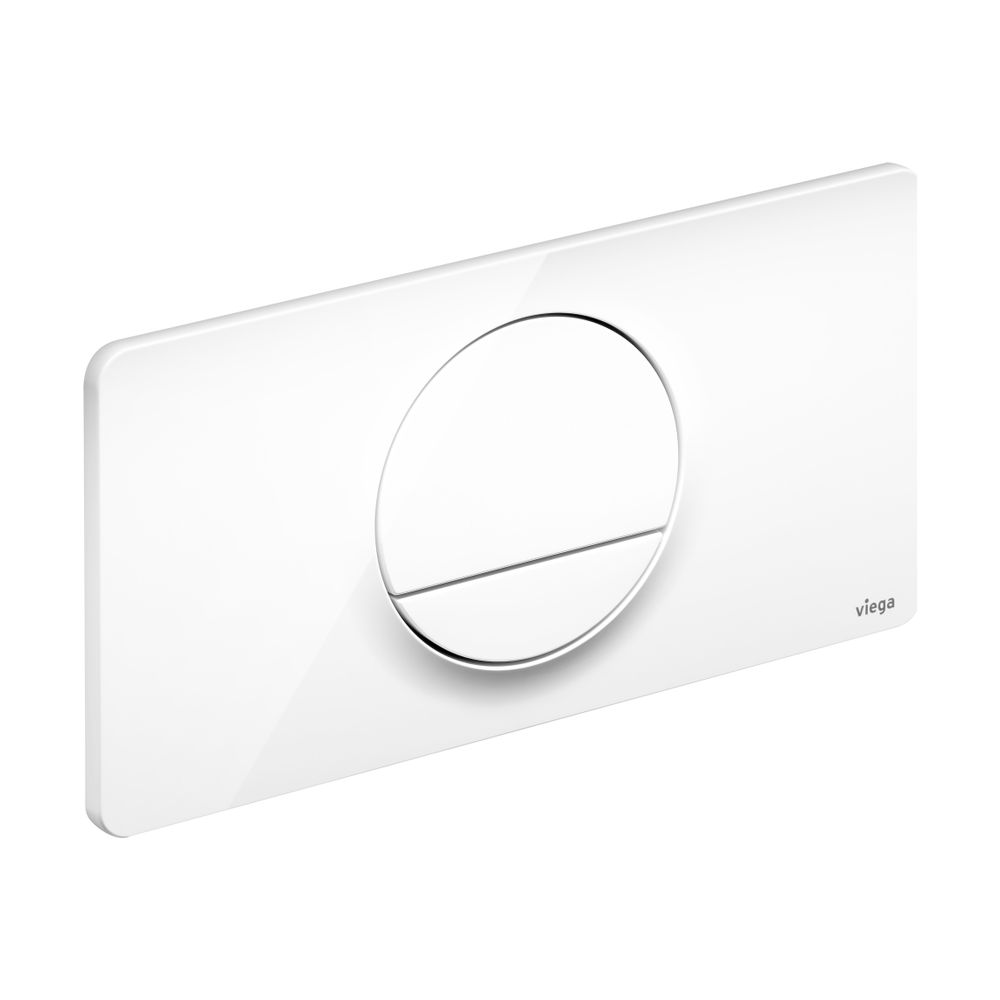 Viega Visign For Style 13 Wc-betätigungsplatte 8333.1, Kunststoff Verchromt, Edelmatt
