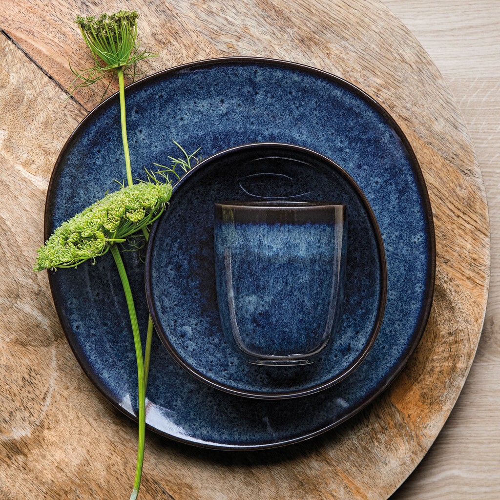 Lave Bleu Salatteller (blau) Ähnlich Wie Villeroy & Boch