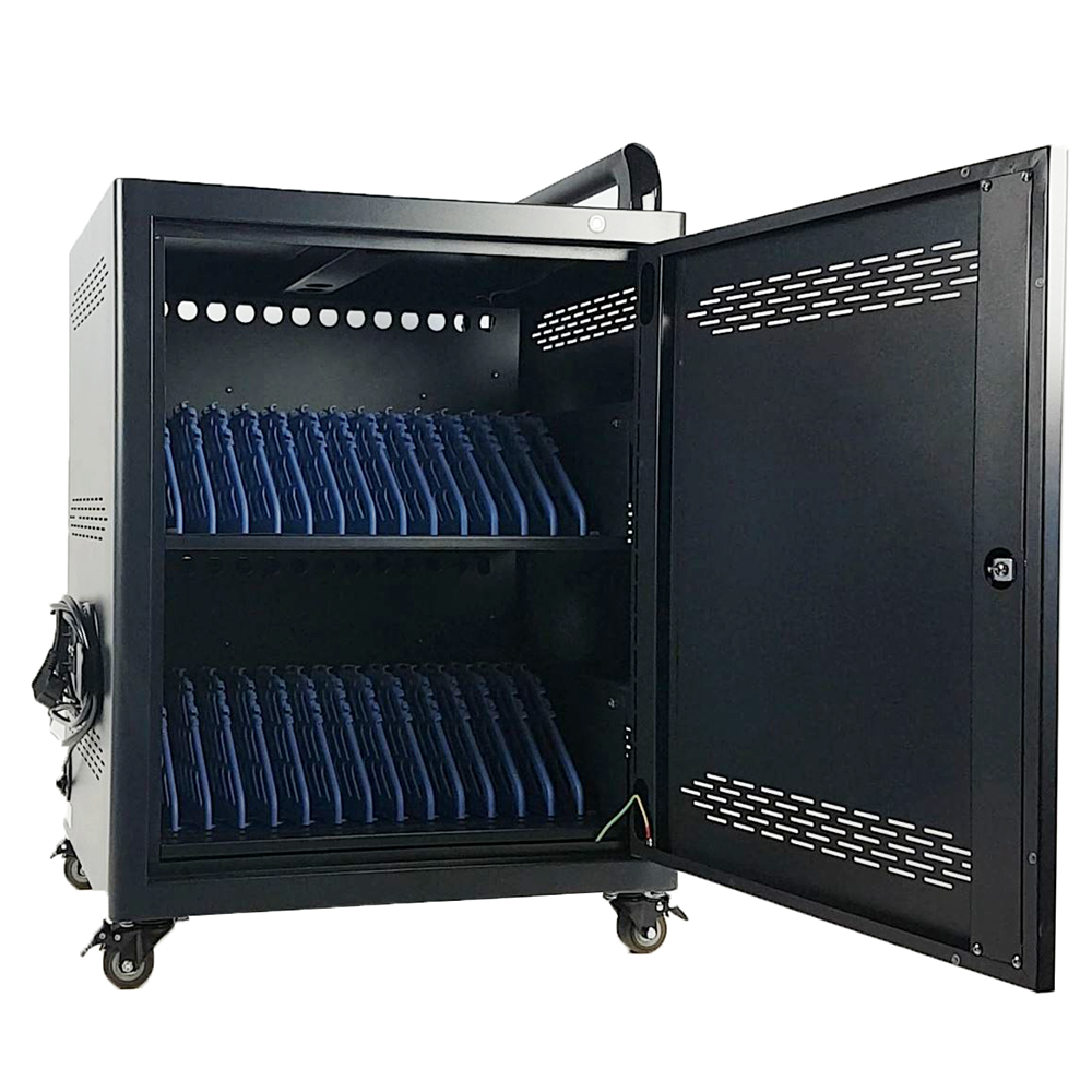 Tabletwagen Safecart26+ - 26 Tablets Oder Laptops Gleichzeitig & Mit Timer Aufladen