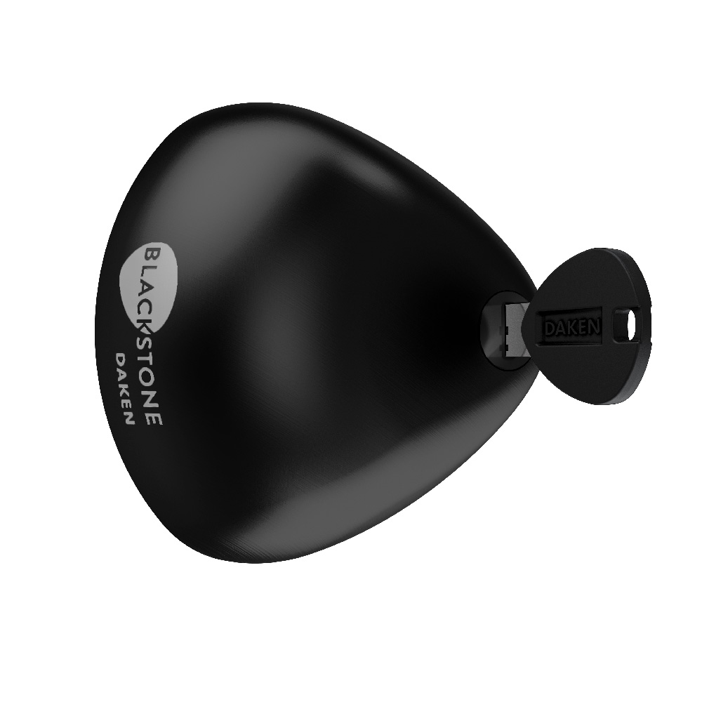 Blackstone Combo Schwarz - 1er Set - Lieferwagen-schloss Aus Edelstahl - Abschaltbar Oder Auto-lock