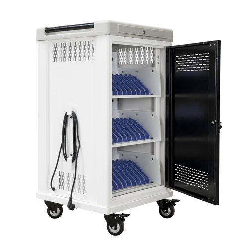 Tabletwagen - Safecart 30 Pro+ - Sichere Lagerung Und Einfache Handhabung Für 30 Tablets