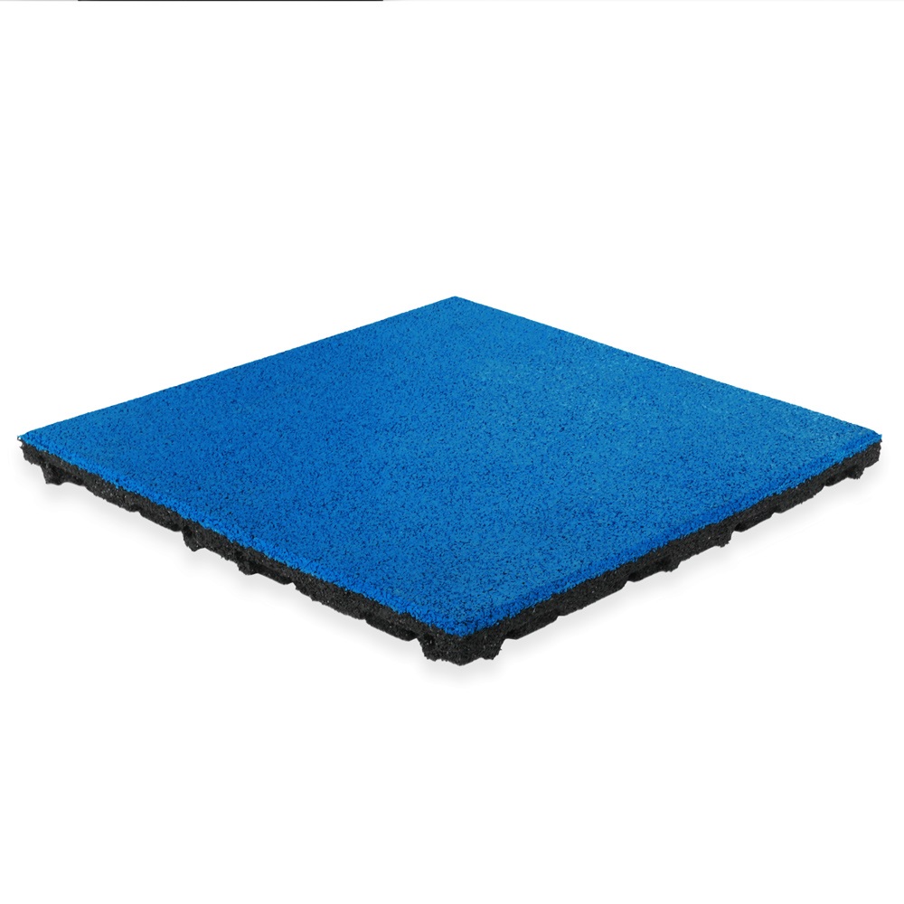 Vivol - Epdm-fallschutzmatte - 45 Mm - 50 X 50 Cm - Hic 1,5m - Hellblau - Tüv-geprüft