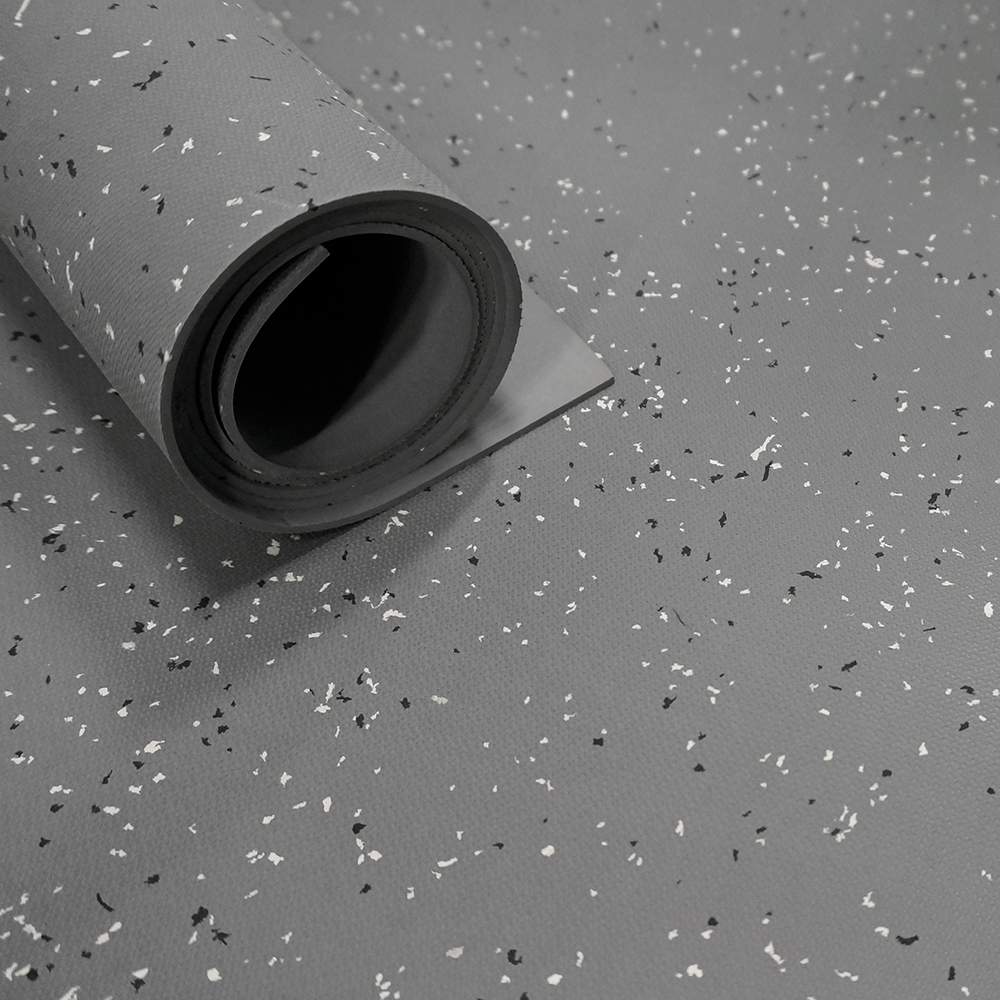 Gummimatte-meterware - 120 Cm - 2 Mm - Grau - Epdm-gummi - Brandschutzklasse B2 Nicht Leicht Entflammbar